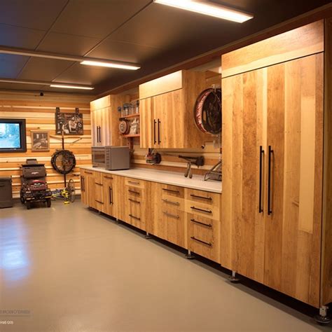 unfinished wood cabinets for garage